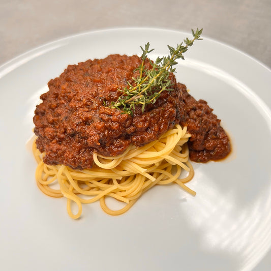 Bolognese-Sauce im Glas