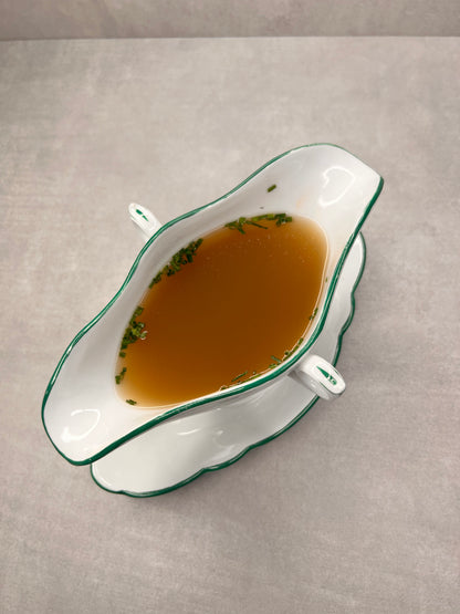 Ochsenkraftbrühe im Glas