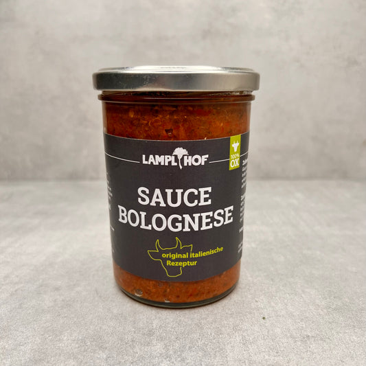 Bolognese-Sauce im Glas