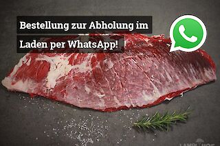 NEU – Bestellung zur Abholung im Laden per WhatsApp!