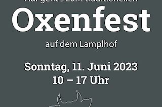 Oxenfest auf dem Lamplhof